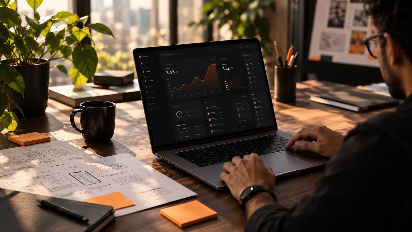 Digital product interface and UX design details